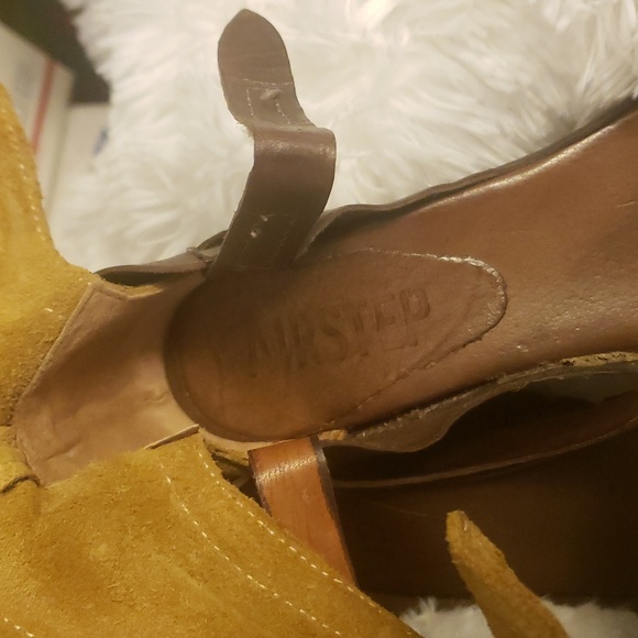 Airstep 2 tone brown leather shoes - Picture 10 of 12